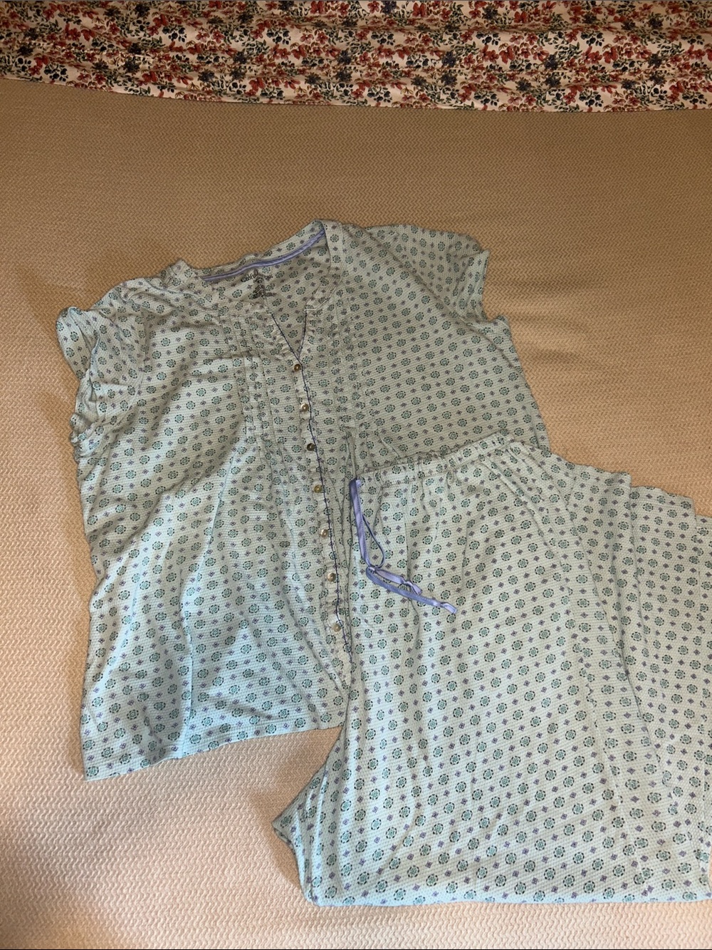 Croft & Barrow Short Sleeve Pajama Set Women’s XL